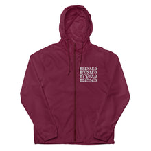 Load image into Gallery viewer, Blessed lightweight zip up windbreaker