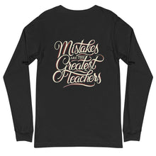 Load image into Gallery viewer, Lessons from Mistakes" Long Sleeve Tee