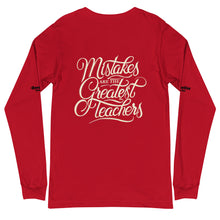 Load image into Gallery viewer, Lessons from Mistakes" Long Sleeve Tee