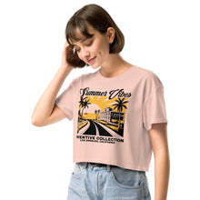 Load image into Gallery viewer, Women’s "Summer Vibes" crop top